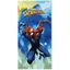 Bavlnená plážová osuška Spiderman v lete - 100% bavlna, froté s gramážou 320 gr./m² - 70 x 140 cm