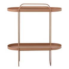 Kovový odkladací stolík 25x57 cm Reet – Bloomingville