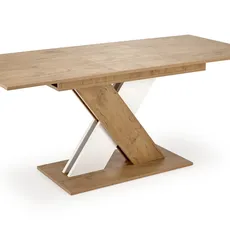 HALMAR Jídelní rozkládací stůl XARELTO 130/175 cm dub lancelot/bílý