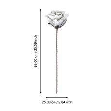 Eglo 428129 - Umelý kvet MOLAVE 65 cm biela