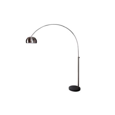 Stojacia lampa Big Bow brúsený chróm 170-210cm