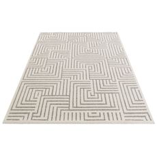 ELLE Decoration , Kusový koberec New York 105093 Cream, grey, 160x230, béžová, kancelária