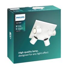 Philips 53094/31/12 - Bodové svietidlo RUNNER 4xGU10/50W/230V