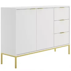 Kocot kids Komoda Austin150 cm bílá/zlatá