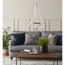 Markslöjd 107550 - Krištáľový kúpeľňový luster na reťazi GRÄNSÖ 2xG9/20W/230V