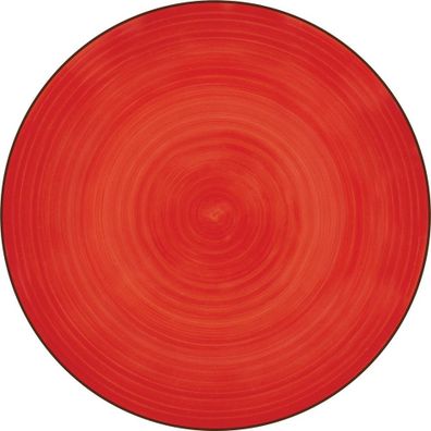 Lamart LT9089 keramický dezertný tanier Happy, pr. 19 cm, červená