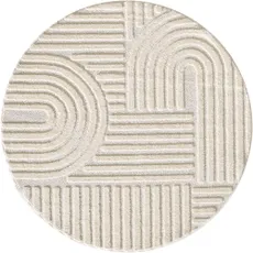 Krémový okrúhly koberec ø 160 cm Art – Ayyildiz Carpets