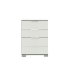 Carryhome NOČNÝ STOLÍK, biela, 52/74/38 cm