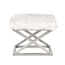 Stolička Capraz Plush White