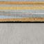 Flair Rugs , Kusový koberec Match Isabella Stripe Grey/Ochre, 120x170, žltá, chodba / predsieň