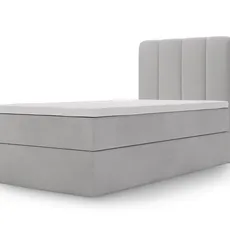 Čalúnená boxspring posteľ Magic Mini 80x200 - sivá