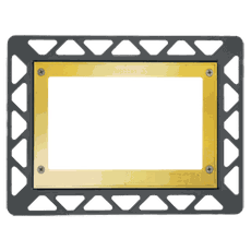 Inštalačný rámček Tece Loop  z plastu zlatá 9240648