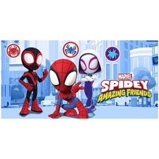 Bavlnená plážová osuška Spidey - motív Malí hrdinovia - 100% bavlna - 70 x 140 cm