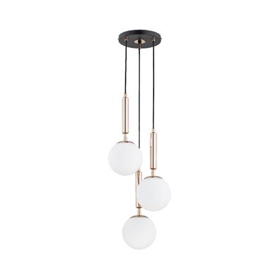 Luster na lanku VOLDA 3xE14/10W/230V pr. 28 cm mosadz