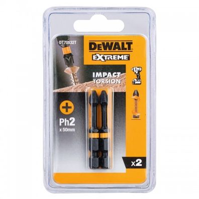 Sada torzných bitov Ph2x50mm 2ks DeWALT DT70532T