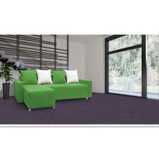 Tapibel , Metrážny koberec Cobalt SDN 64096 - AB tmavo fialový, záťažový, na mieru, šíře 4m, fialová, ab (mriežka), chodba / predsieň