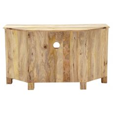 indickynabytok.sk - TV stolík rohový Sita 110x60x50 indický masív mango