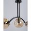 Žlté/čierne stropné svietidlo so skleneným tienidlom ø 15 cm Yay – Squid Lighting