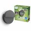 Philips Valor UltraEfficient vonkajšie nástenné LED svietidlo antracit, 4,3 W, 800 lm, 2700 K