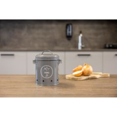 Oceľová dóza na cibuľu a cesnak Secret Du Potager – Esschert Design