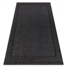 Čierny obdĺžnikový koberec Timo Elegance Rozmer: 120x170 cm