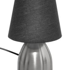 DekorStyle Nočná lampa Chevet Touch šedá