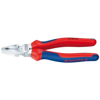 Kombinované kliešte Force 200 mm. KNIPEX 02 05 200 - chrómované, viaczložkové objímky