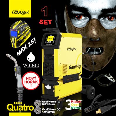 KOWAX GeniMig®355DP LCD5 + Vodné chladenie + Kukla + Horák