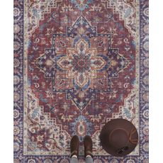 Hanse Home , Kusový koberec Asmar 104000 Plum / Red, 80x150, červená, chodba / predsieň