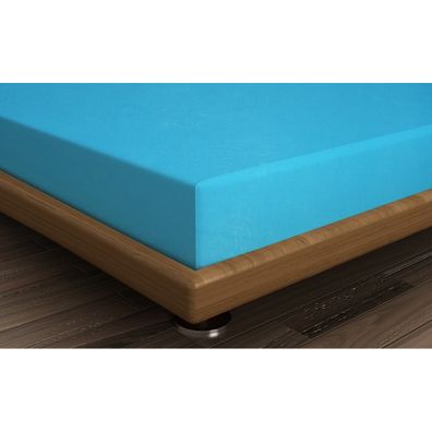 Modrá napínacia bavlnená plachta 160x200 cm - Mijolnir