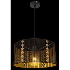 Globo 15450H - Luster na lanku ABINY 1xE27/60W/230V zlatá/čierna