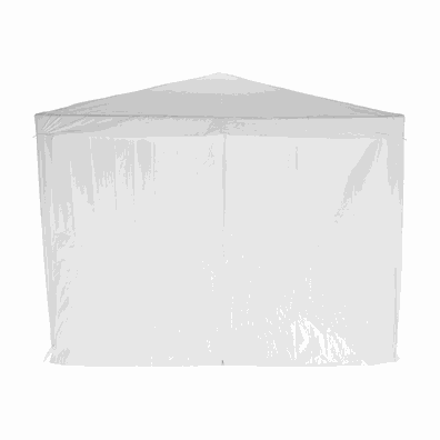Záhradný párty stan, biela, 3x3 m, TEKNO TYP 1 + 4 bočné strany