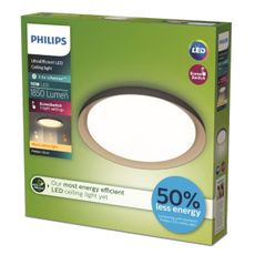 Philips - LED Stmievateľné stropné svietidlo PEBBLO LED/10W/230V 2700K čierna