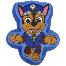 Tvarovaný 3D vankúšik Tlapková patrola - Paw Patrol - Chase - 33 x 30 cm