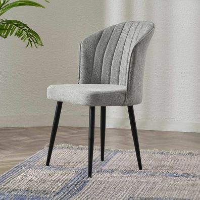 Súprava jedálenských stoličiek Rubi Light Grey, 2 ks